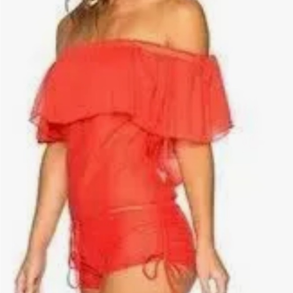 Luli Farma swimsuit, cover-up size small like new. - Picture 3 of 5